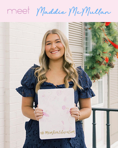 Meet Maddie McMullan, VP Member Education